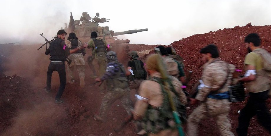 Сирия, война, боевики, фото