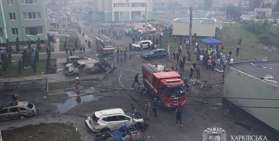 Последствия удара по Харькову двумя КАБами 24 июля
