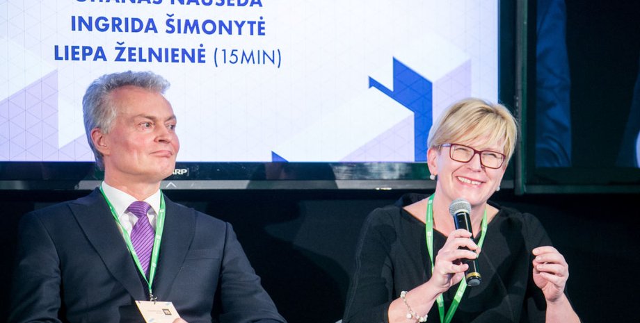 Ингрида Шимоните и Гитанас Науседа / Фото: tech2.org