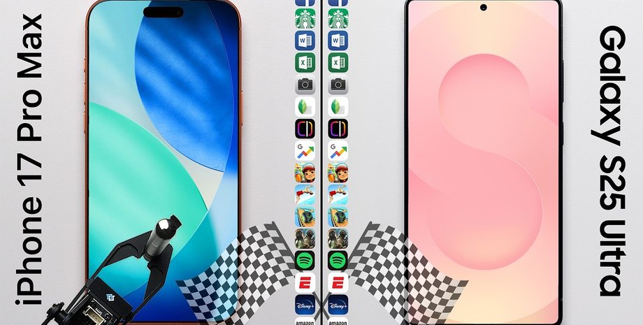 iPhone 17 Pro Max против Galaxy S25 Ultra тест скорости phonebuff