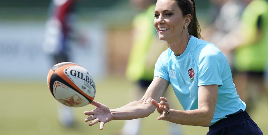 Кейт Миддлтон, принцесса уэльская, регби, спортивная кейт