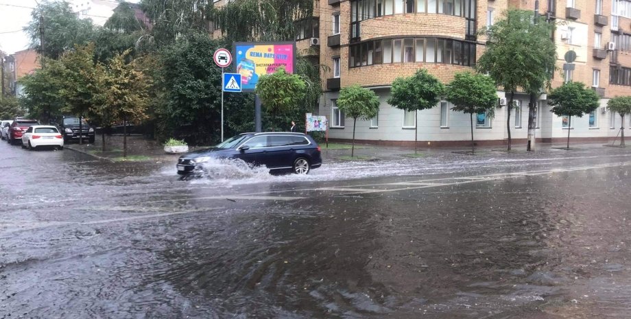 Затоплення Київ потоп негода зливи дорожня мережа