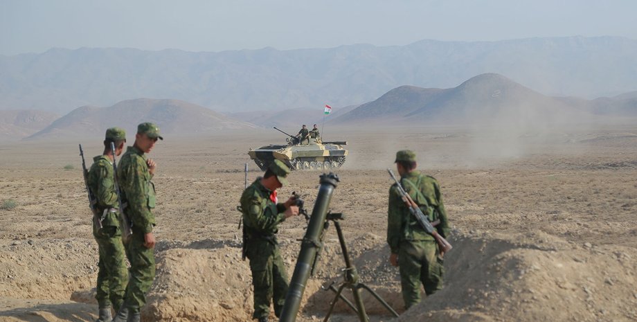 миномет, таджикистан, кыргызстан, киргизия, бой,