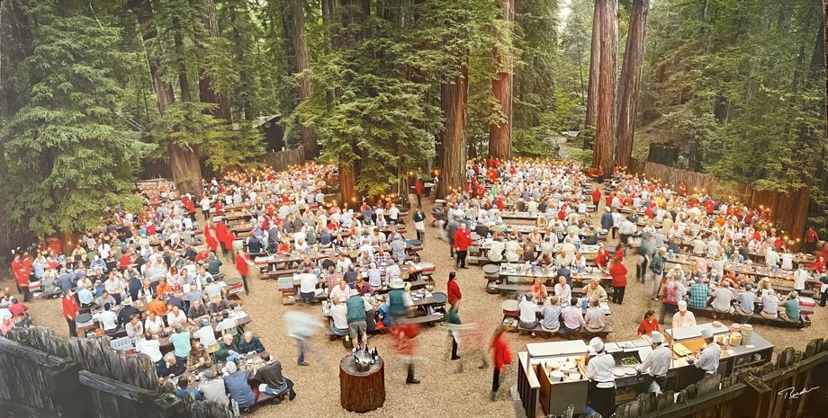 Богемская роща в США, тайный клуб, джентльменский клуб, бывшие работники, лагерь в лесу, секретный клуб, богатые люди,