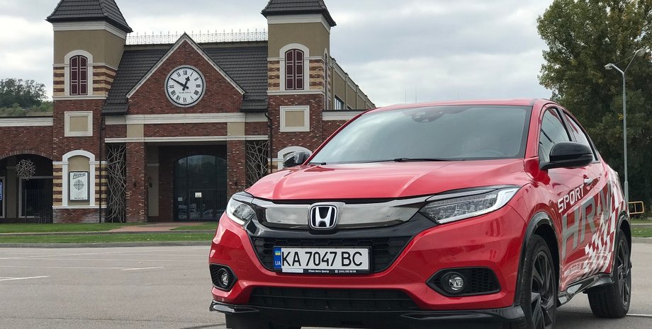Honda HR-V внешность, экстерьер Honda HR-V Sport 2020, тест-драйв, обзор