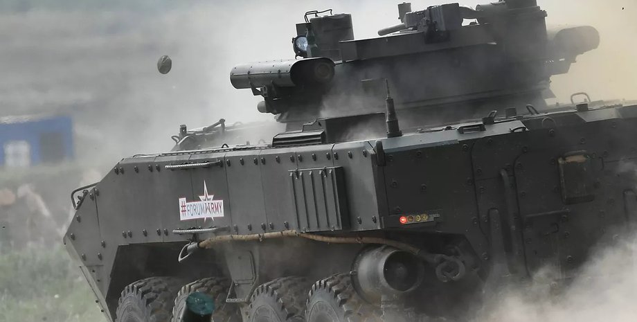 Редкая бронемашина российских войск