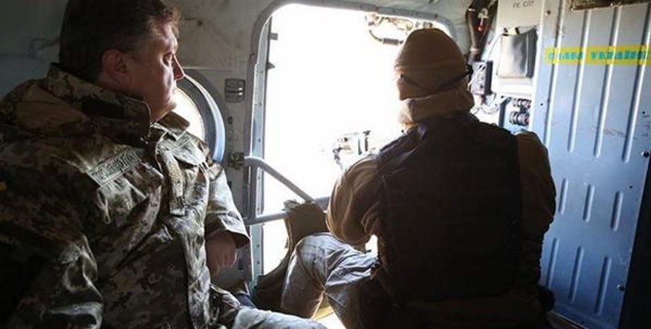 Петр Порошенко летит в Донбасс / Фото: twitter Порошенко