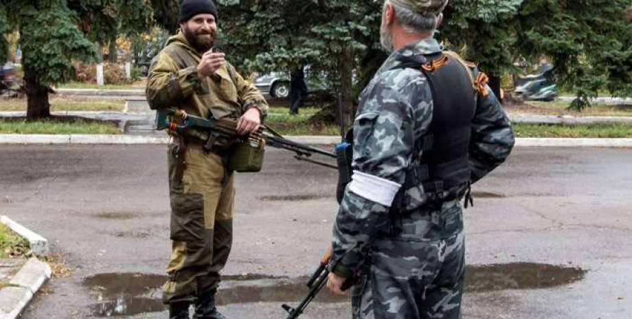 Боевики в Донбассе / Фото: uapress.info