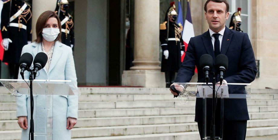 Емманюель макрон, Майя санду, макрон і санду, макрон і санду зустріч