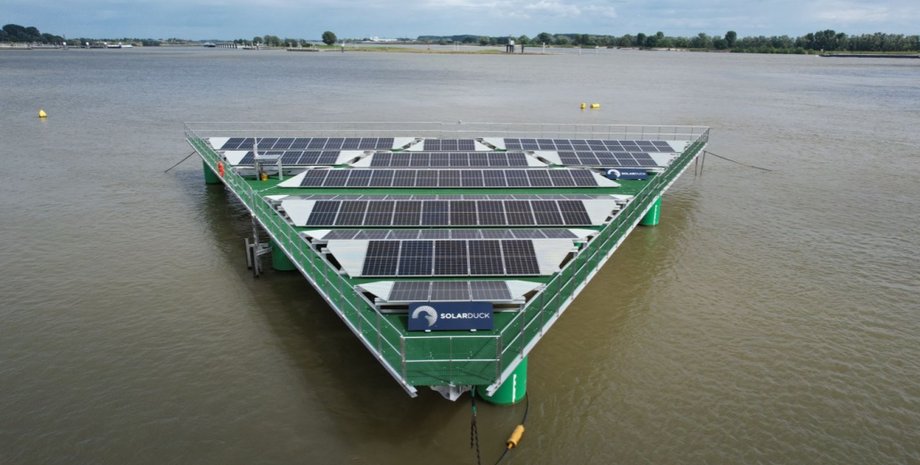 Солнечная электростанция на воде