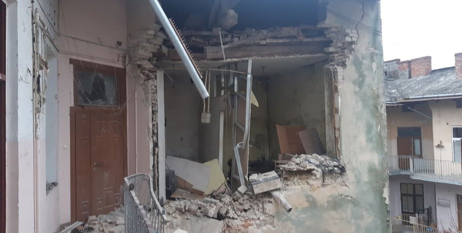 Львов, взрыв, газ, дом