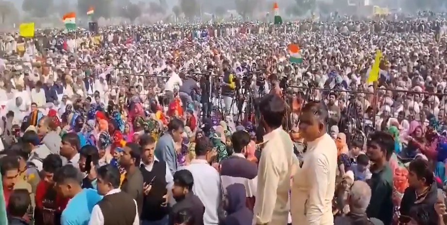 Протести в Індії, індію, протести, фермери, мітинг