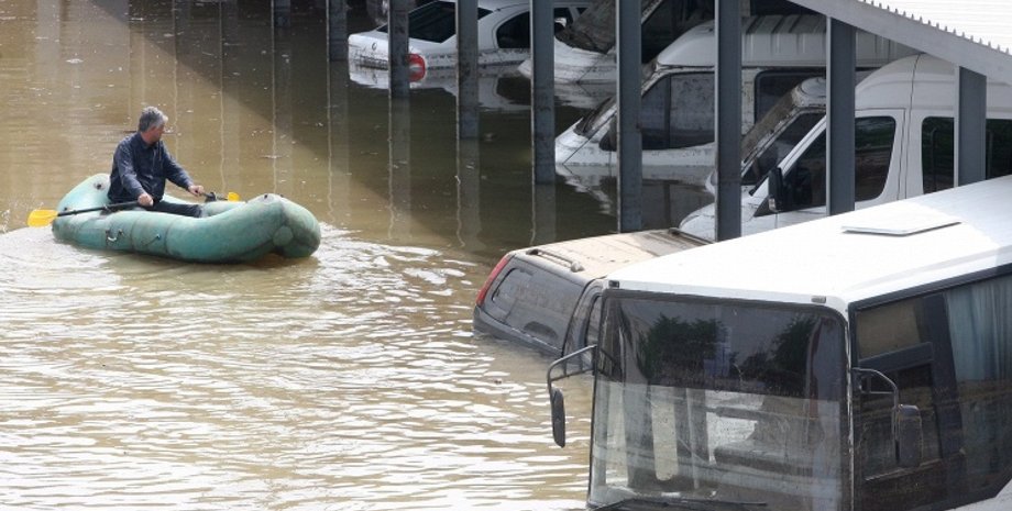 Наводнение в Тбилиси / Фото: @quanza_bot