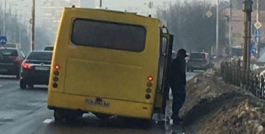 Киев, маршрутка, ДТП, колесо,