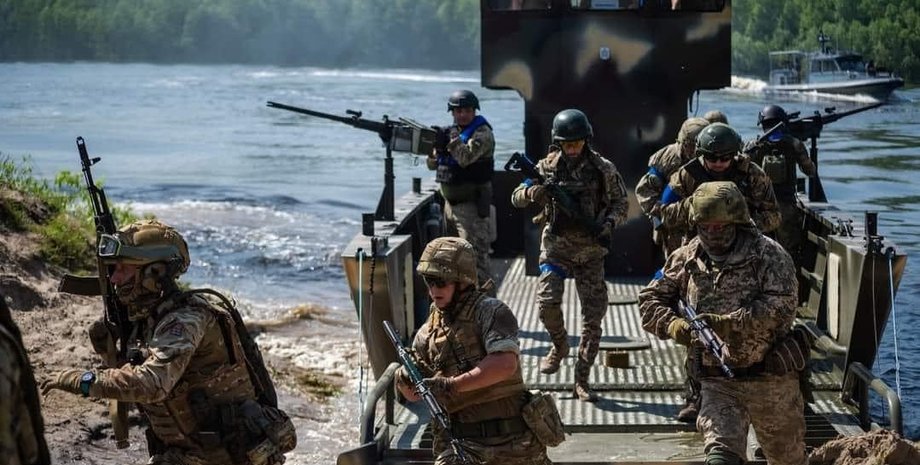 Бойцы ВСУ, ВСУ, Днепр, формирование, ВСУ Днепр, десант, высадка десанта