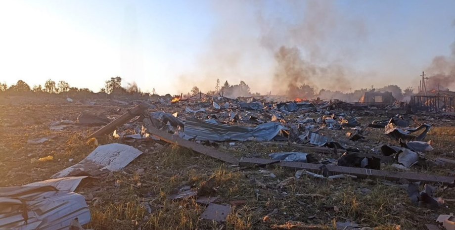 наслідки вибухів під Житомиром