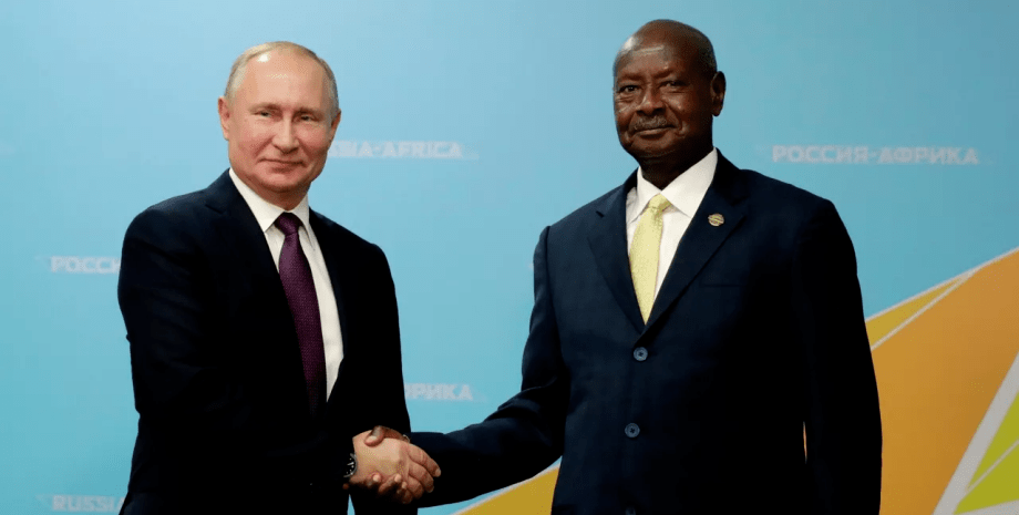 президент России Владимир Путин, президент Уганды Йовери Кагута Мусевени, африканское турне Лаврова, визит в Африку