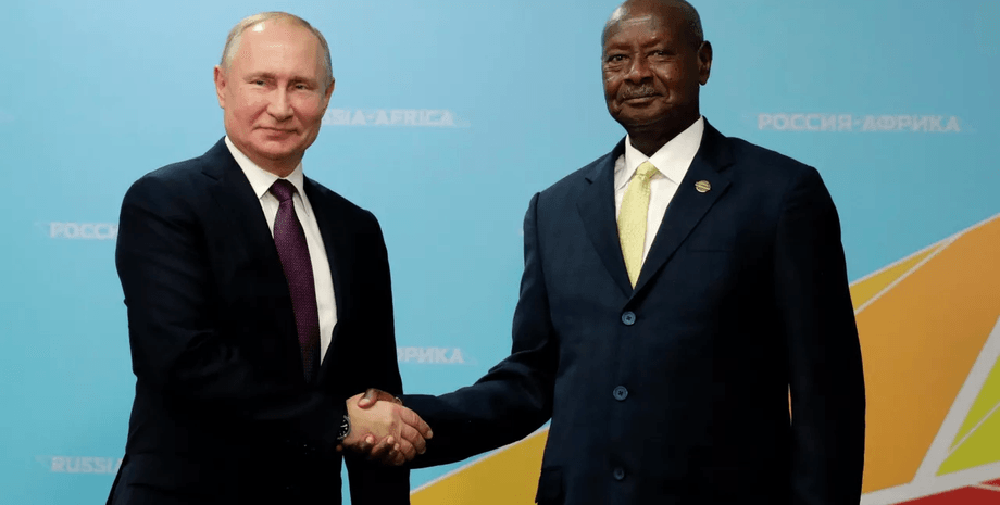 президент России Владимир Путин, президент Уганды Йовери Кагута Мусевени, африканское турне Лаврова, визит в Африку