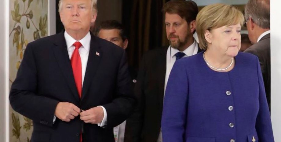 Дональд Трамп и Ангела Меркель / Фото: Getty Images