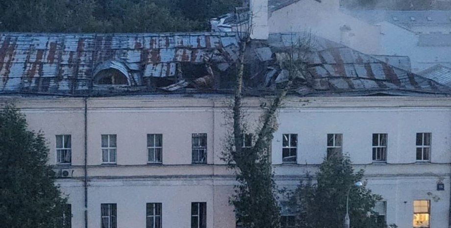 атака дронов, падение бпла, комсомольский проспект