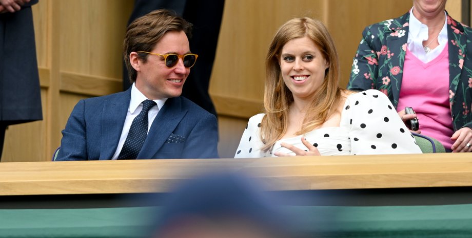 принцесса Беатрис с мужем