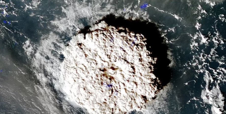 вулкан тонга, извержение тонга