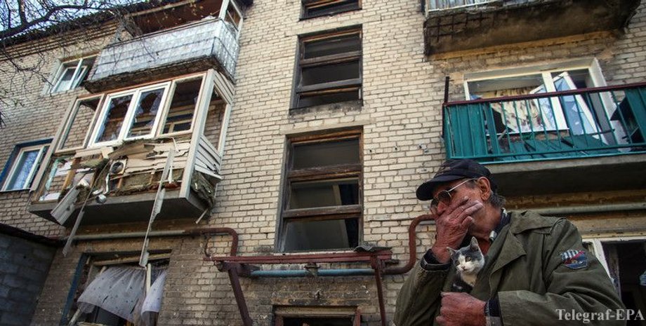 После обстрела в Углегорске / Фото: Telegraf-EPA