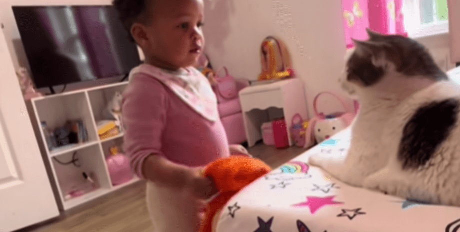 кот, язык, речь, нявканье, ребенок