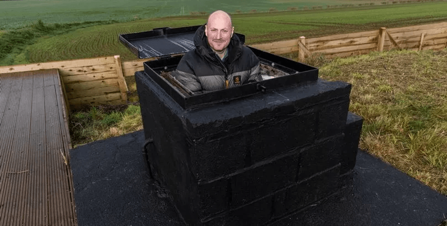 Мужчина купил бункер, ядерный бункер, убежище, бункер выставили на аукцион, забетонированный бункер, внутри бункера,