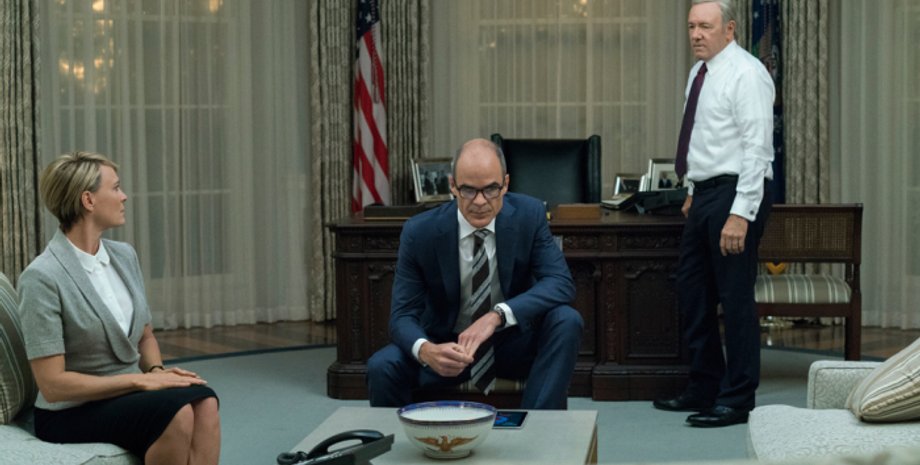 Кадр из сериала "Карточный домик"