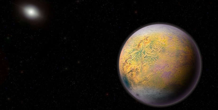 Карликовая планета Гоблин в представлении художника. Roberto Molar Candanosa and Scott Sheppard/Courtesy of Carnegie Institution for Science