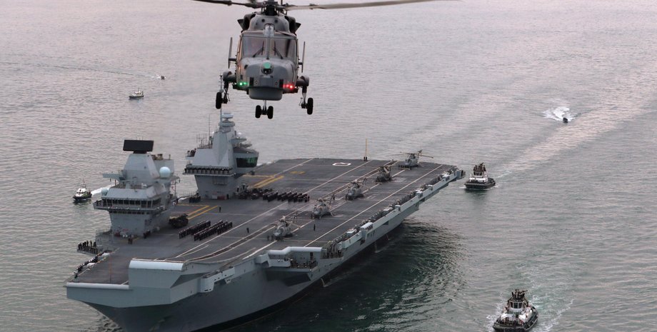 Британский авианосец R 08 Queen Elizabeth / Фото из открытых источников