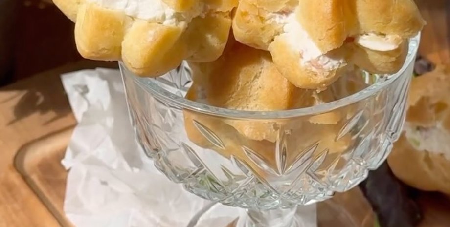 профитроли, профитроли с начинкой