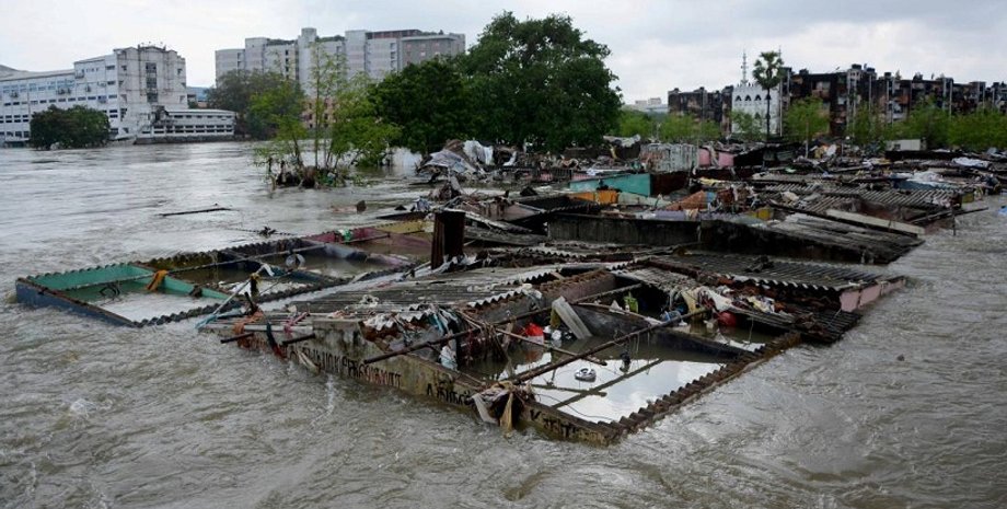 Наводнение в Ченнаи (Индия) / Фото: Time