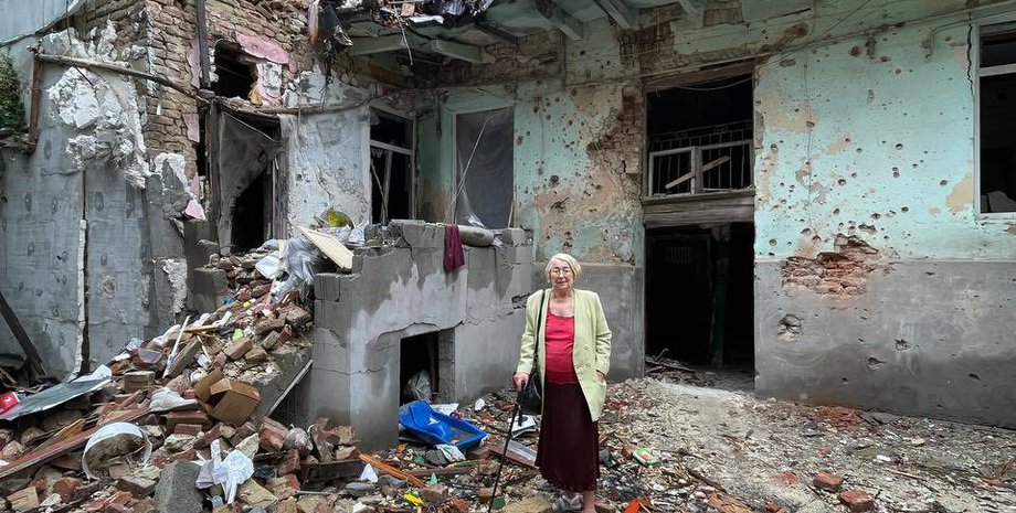 Кристина Гоянюк, руины, обстрел Львова