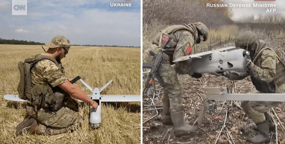 Дрони ЗСУ та ЗС РФ