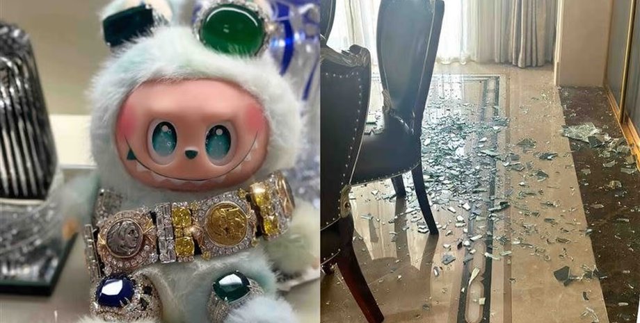 Ценная кукла Лабубу и осколки стекла с потолка в доме блогера, где устроил погром ребенок