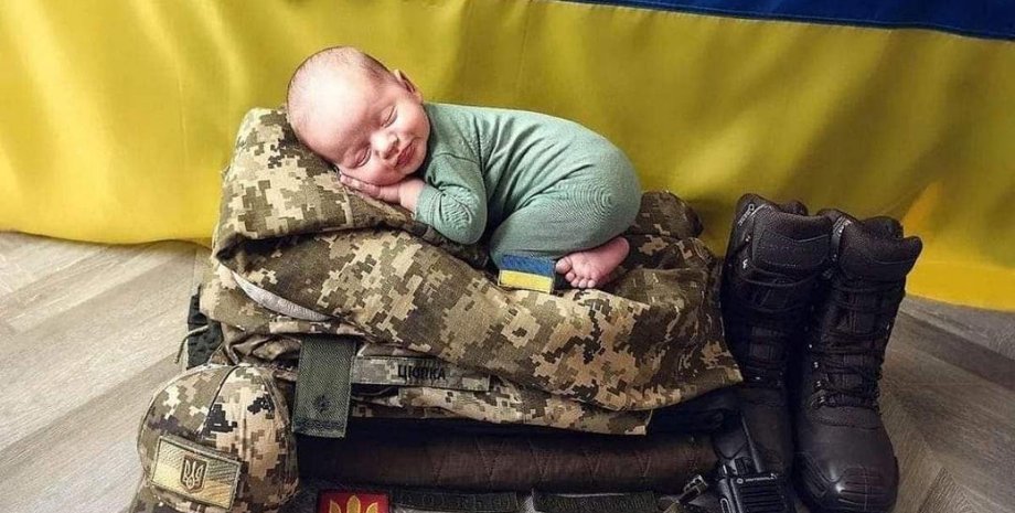 зсу, армія, одяг, немовля, дитина