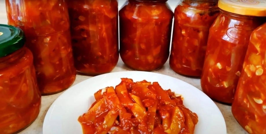 Лечо Лечо, лечо из сладкого перца, простой лечо, лечо рецепт