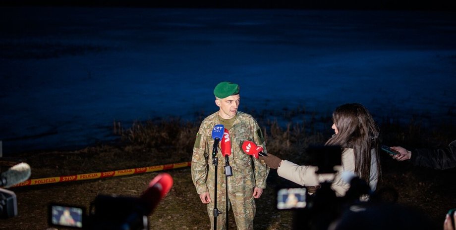 дрон прилетів до Литви російський дрон прилетів до Литви