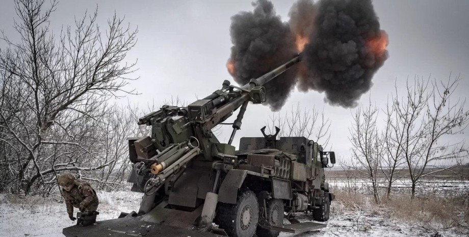 САУ Цезар, артилерійська установка, артилерія, допомога Україні, зброя, фото