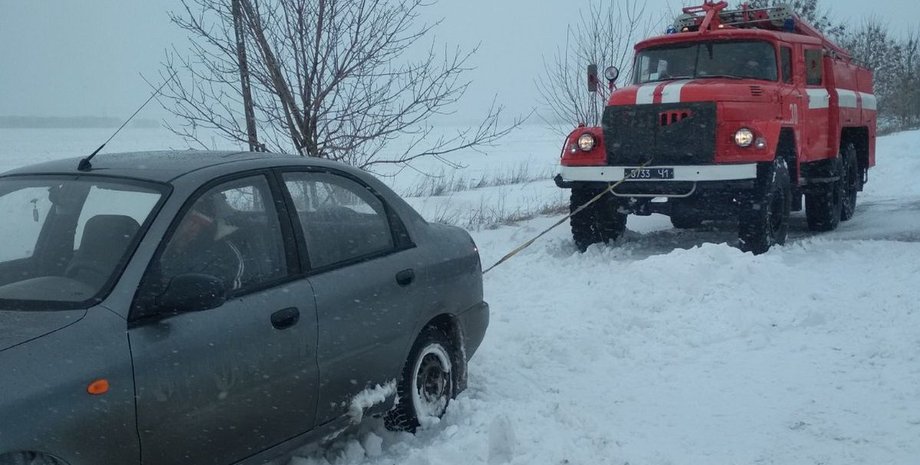 снегопады, непогода, транспорт, ограничение движения,