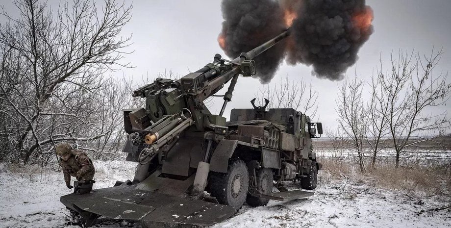 САУ Цезарь, артиллерийская установка, артиллерия, помощь Украине, оружие, фото