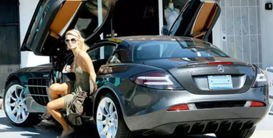 Пэрис Хилтон Mercedes SLR McLaren