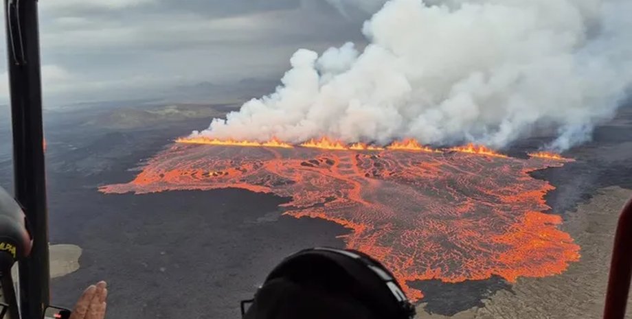 извержение в Исландии