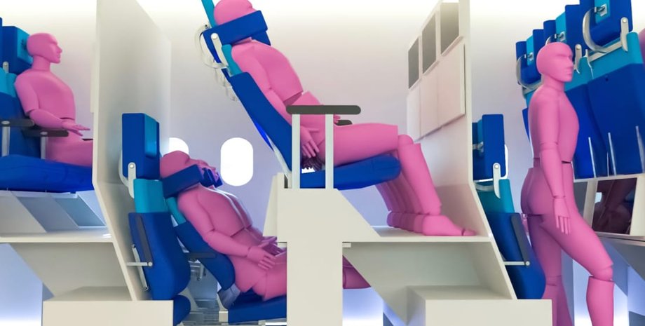 двоповерхові сидіння, концепт, економ-клас