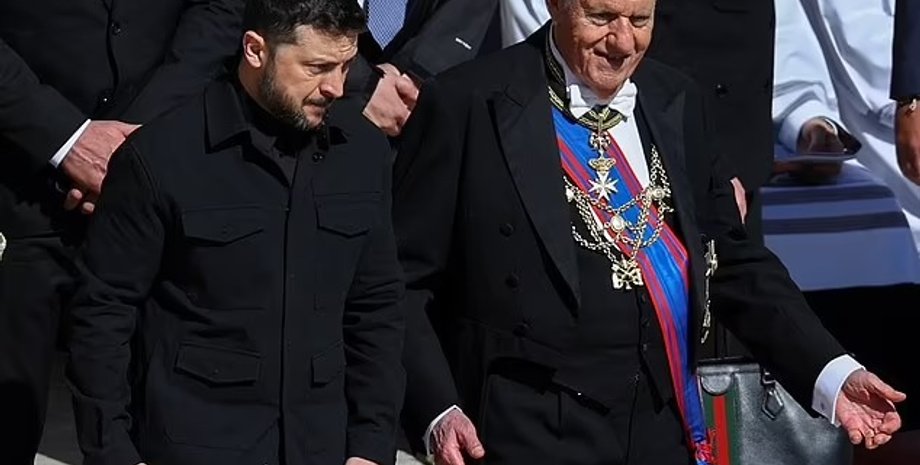 Зеленский на похоронах Папы Римского Франциска на похоронах Папы Римского Франциска