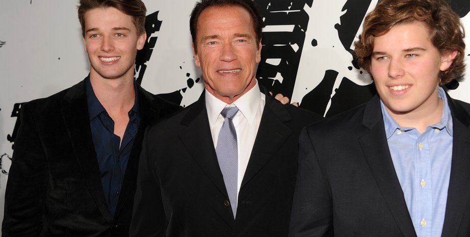 арнольд шварценеггер, сини, патрік шварценеггер, Крістофер шварценеггер