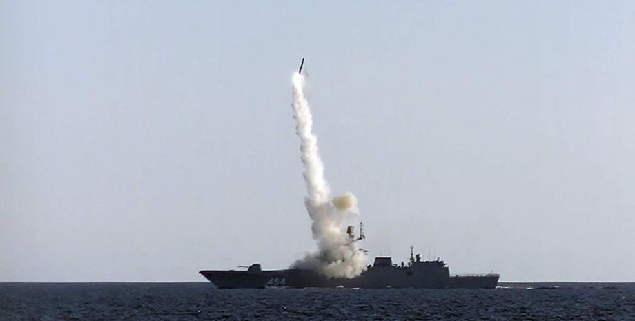 пуск ракети з корабля ЗС РФ