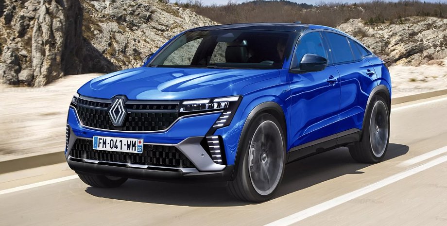 Renault Austral Coupe 2024, Renault Austral Coupe, Renault Austral, кроссовер Renault, новый  Renault Austral
